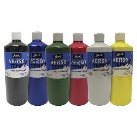 Sax Sax 1587652 Versatemp Quart Set; Assorted Colors - Set of 6 1587652